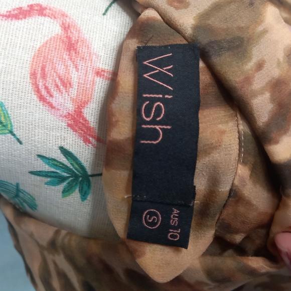 Wish the Label retro silk sheer blouse (10) - Picture 4 of 4